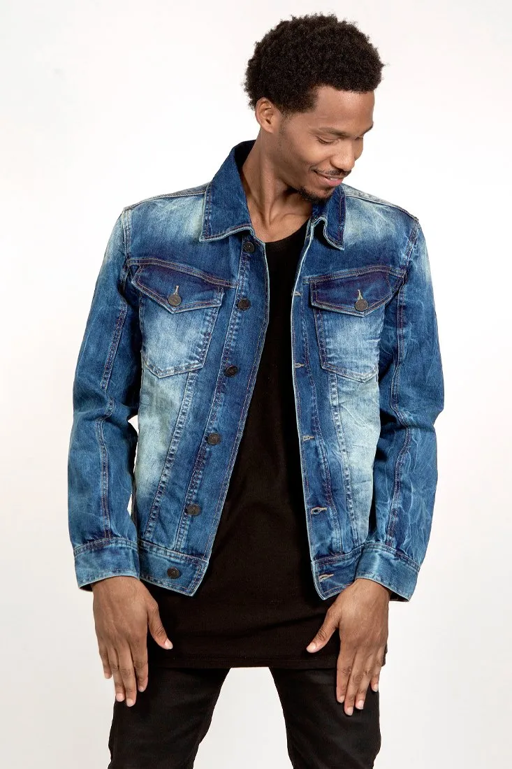 Death Row Records x King Ice - Denim Patched Jacket