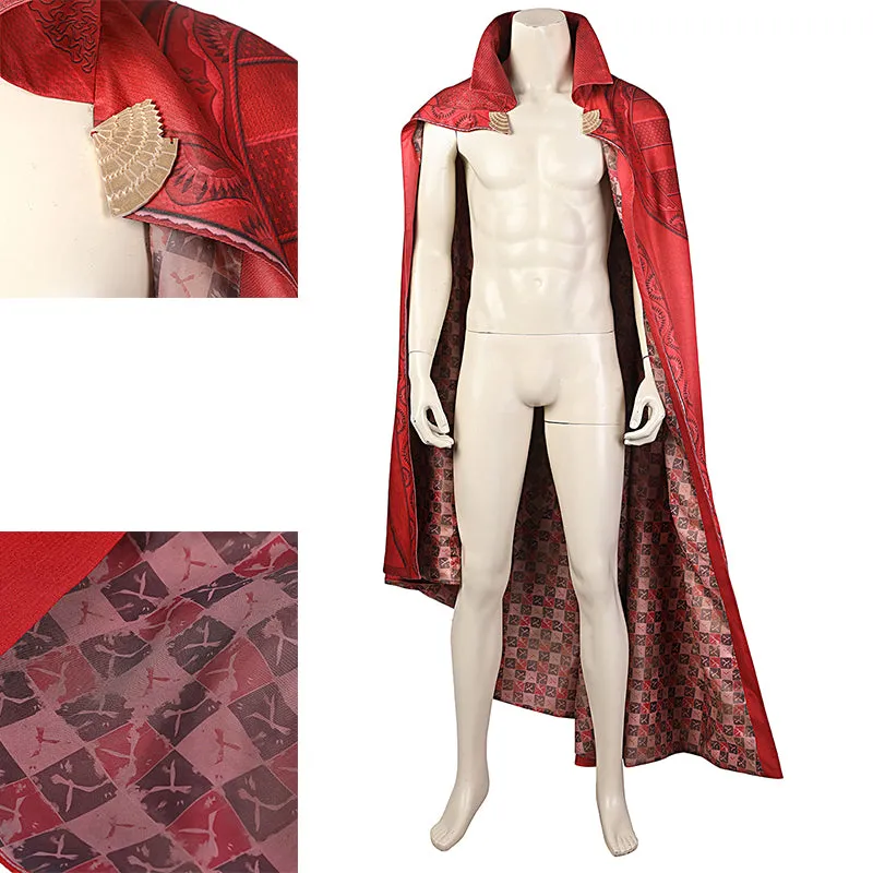 Dr Strange Stephen Costume Doctor Strange in the Multiverse of Madness Cosplay With Cloak Necklace