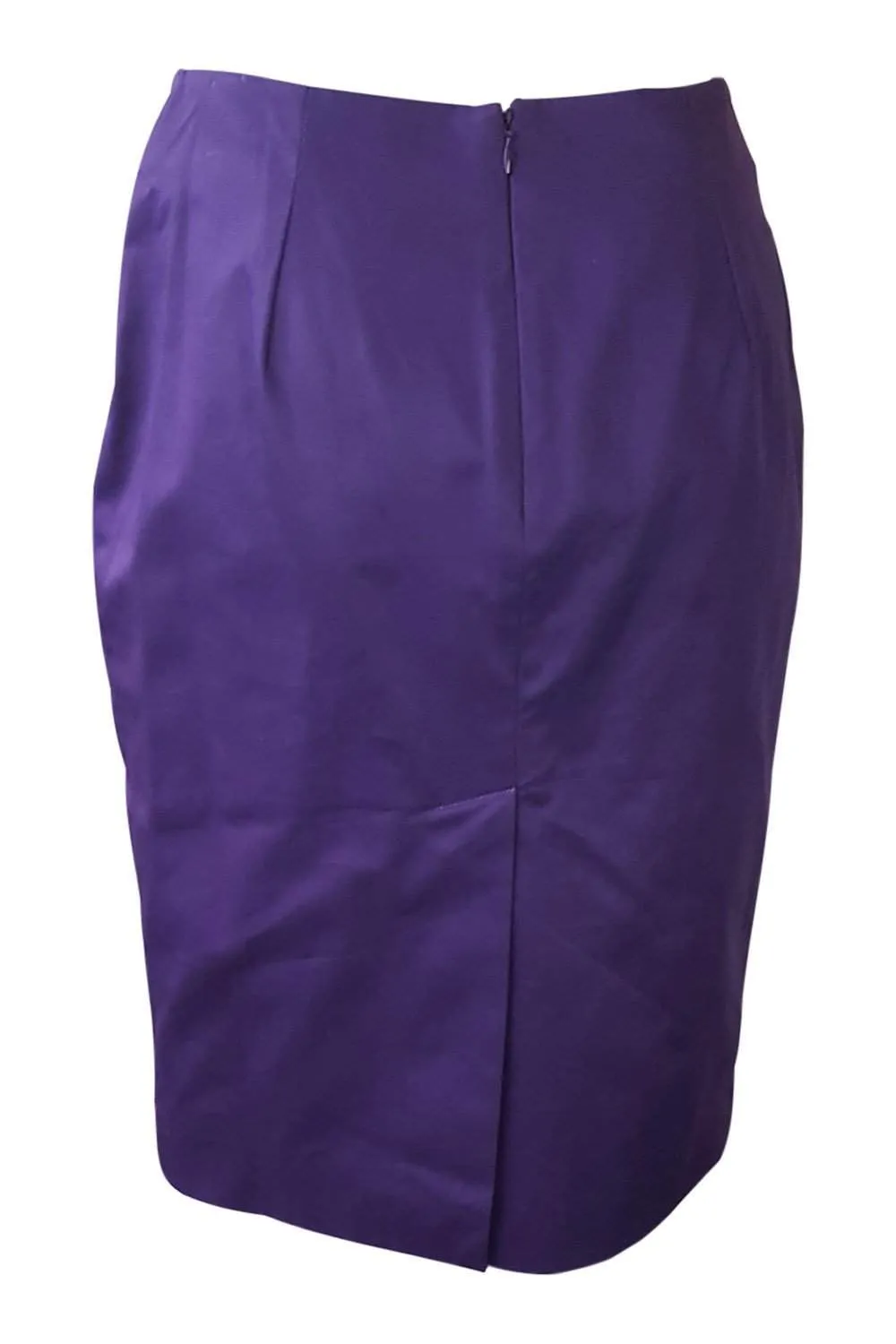 DSQUARED2 Purple Cotton Tailored Two Piece Skirt Suit (42)