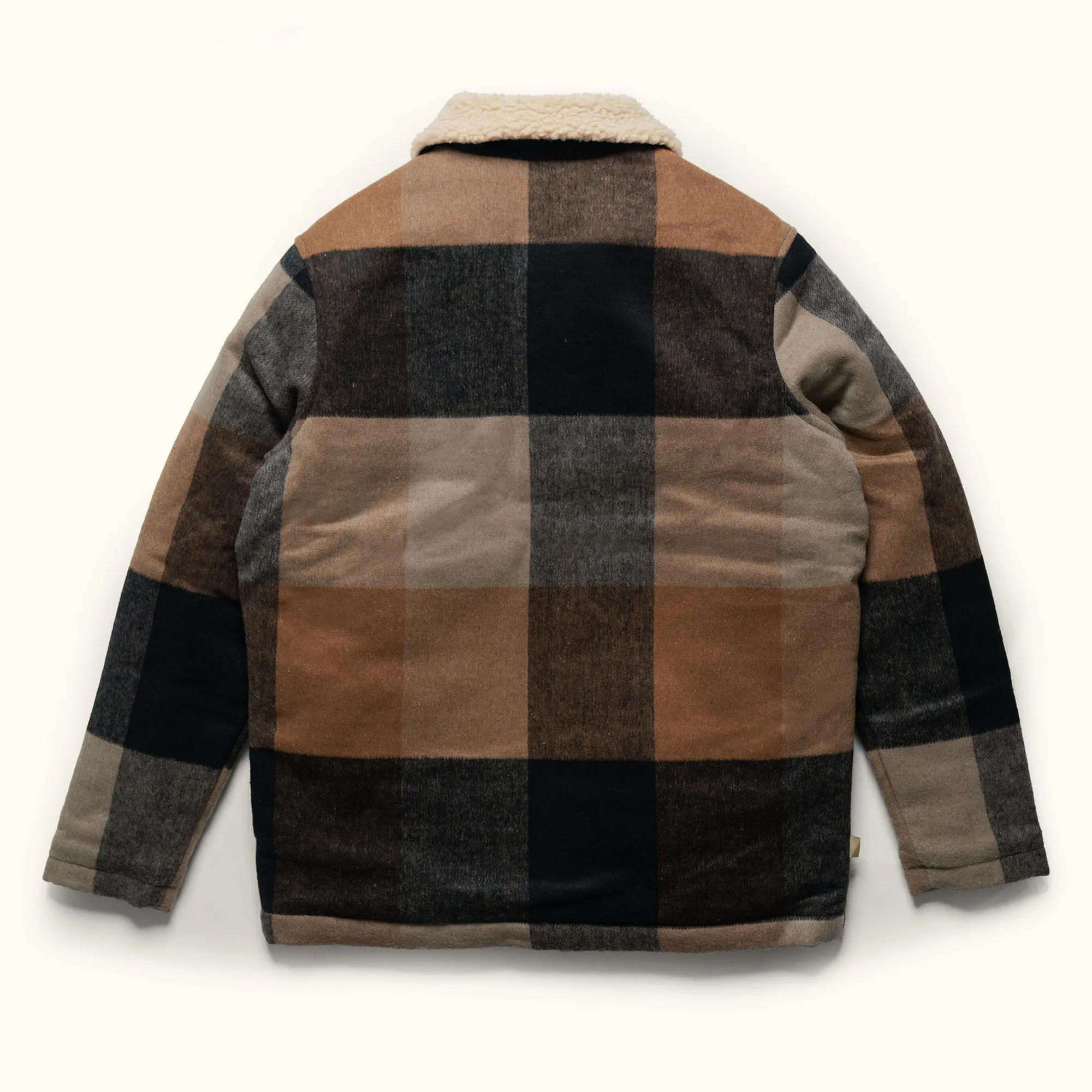 Ellis Wool Jacket | Desert Valley Plaid and Sherpa