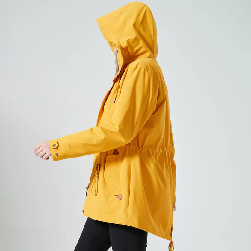 Essential Jacket Waisted Hood and Zipper