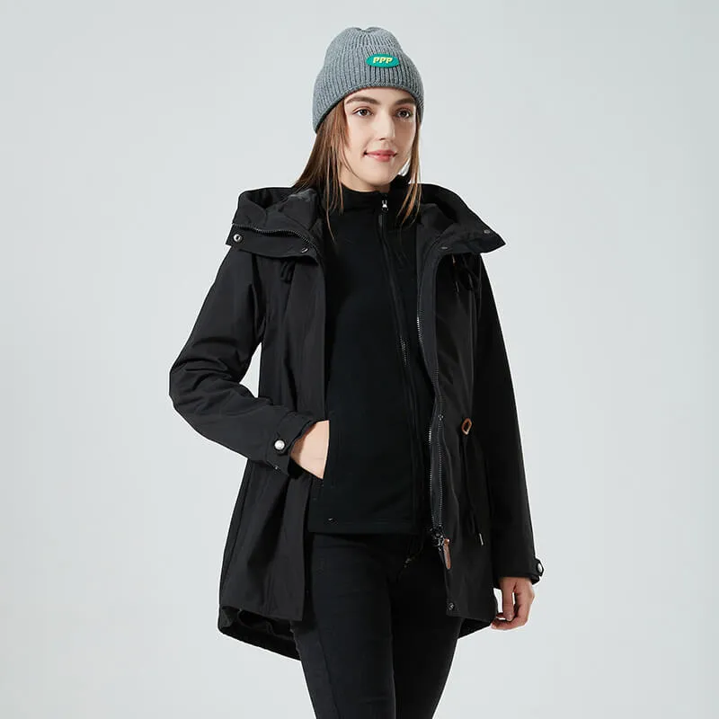 Essential Jacket Waisted Hood and Zipper