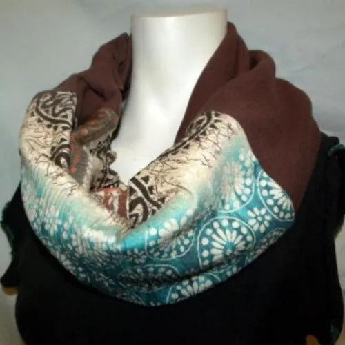 Fall Chevron Eternity Scarf