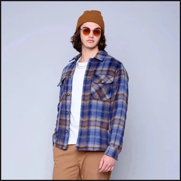 Flannel Check Woven Shacket