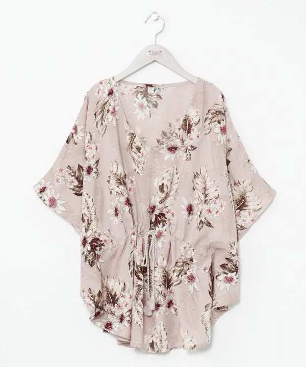 Floral Poncho Top