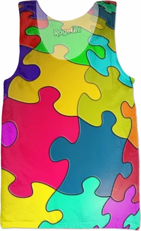 Funky Jigsaw Tank Top