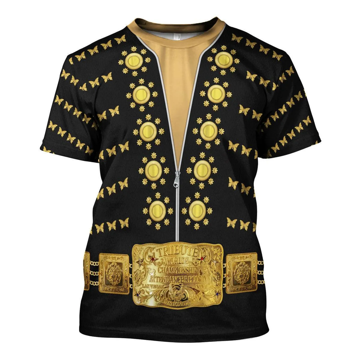 Gearhomie Elvis Butterfly Costume Hoodie Sweatshirt T-Shirt Sweatpants