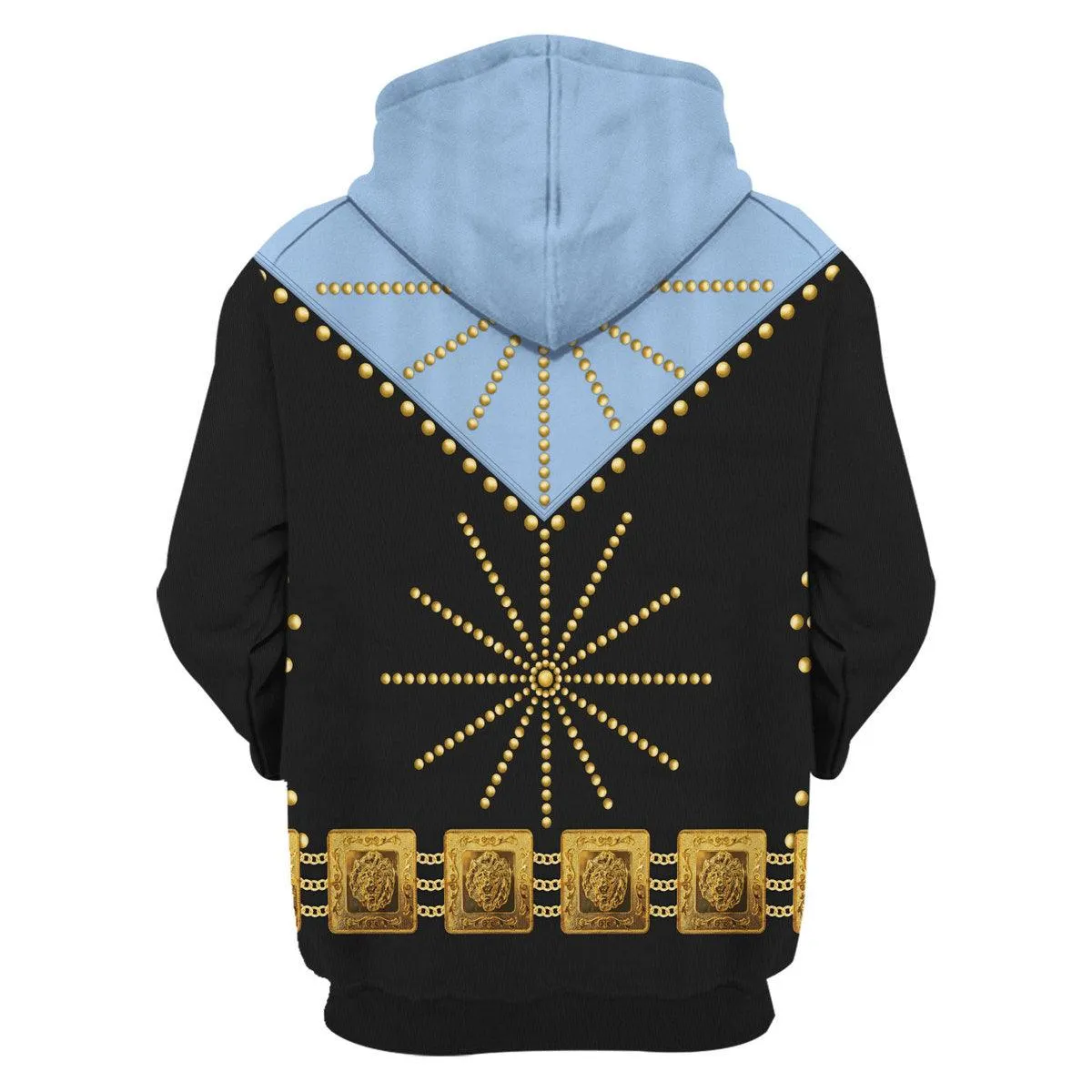 Gearhomie Elvis Cisco Blue Costume Hoodie Sweatshirt T-Shirt Sweatpants