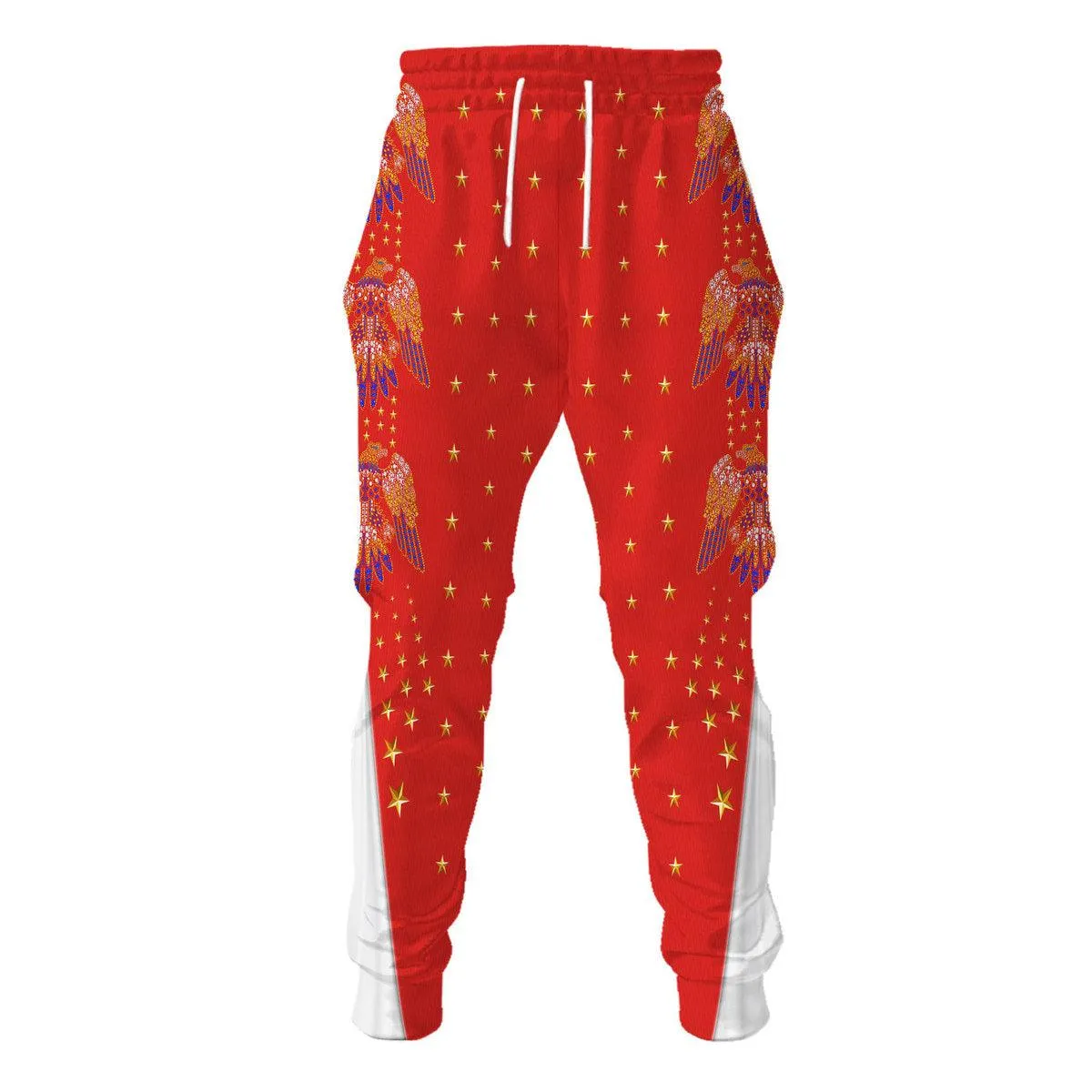 Gearhomie Elvis EAGLE Red Costume Hoodie Sweatshirt T-Shirt Sweatpants