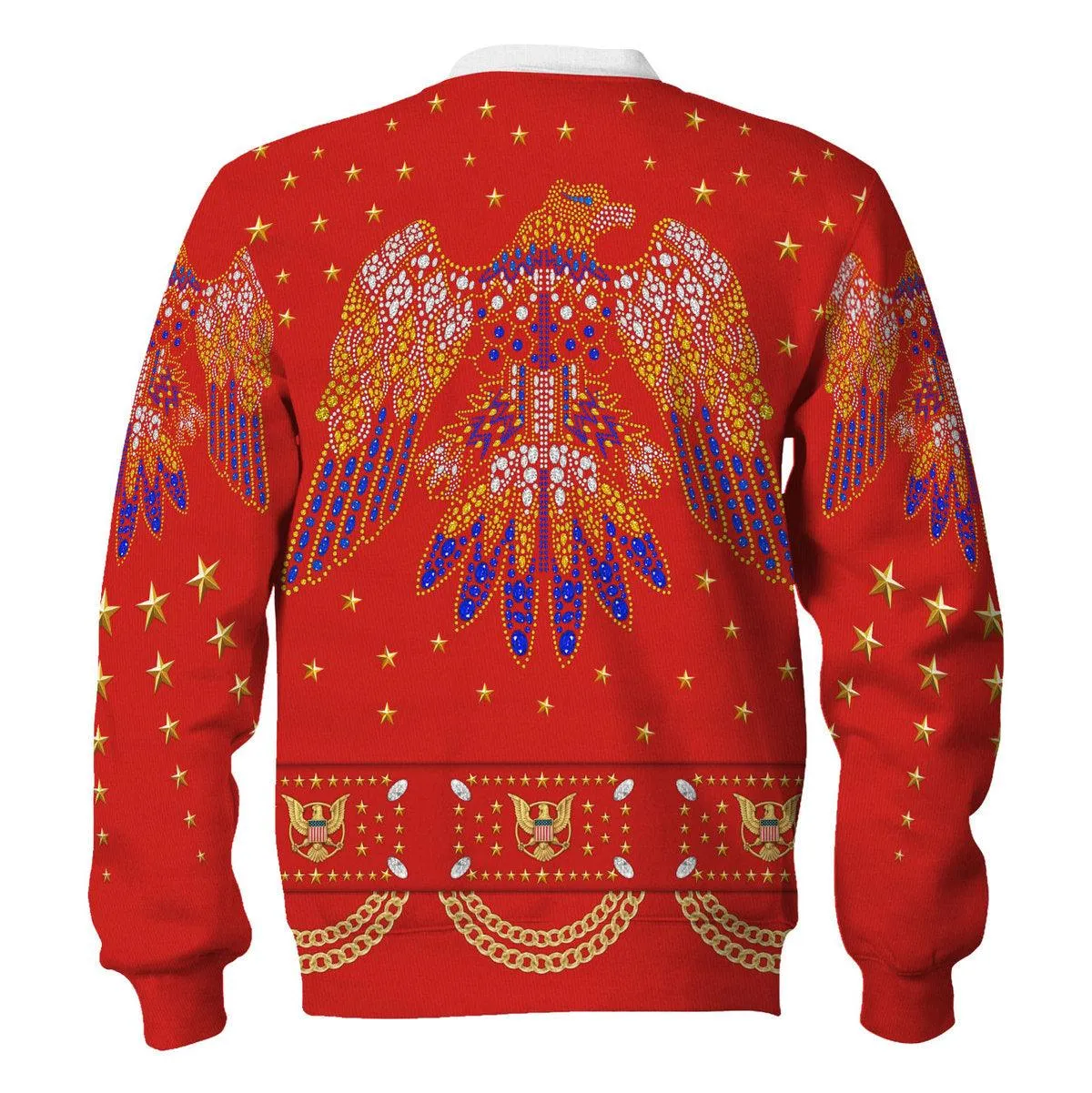 Gearhomie Elvis EAGLE Red Costume Hoodie Sweatshirt T-Shirt Sweatpants