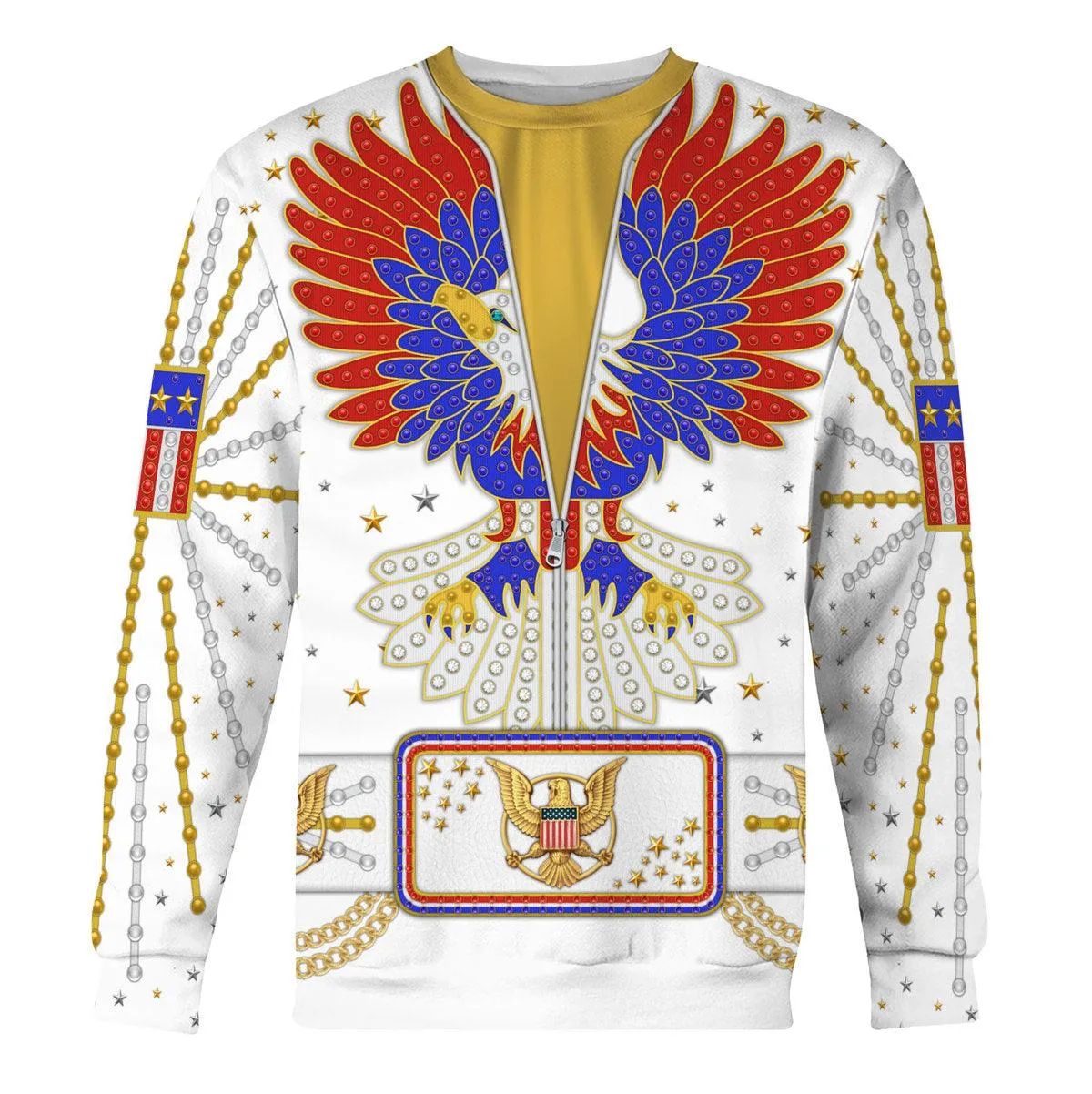 Gearhomie Elvis New Generation Eagle Costume Hoodie Sweatshirt T-Shirt Sweatpants