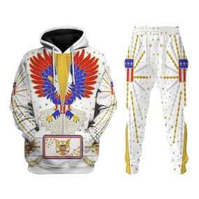 Gearhomie Elvis New Generation Eagle Costume Hoodie Sweatshirt T-Shirt Sweatpants