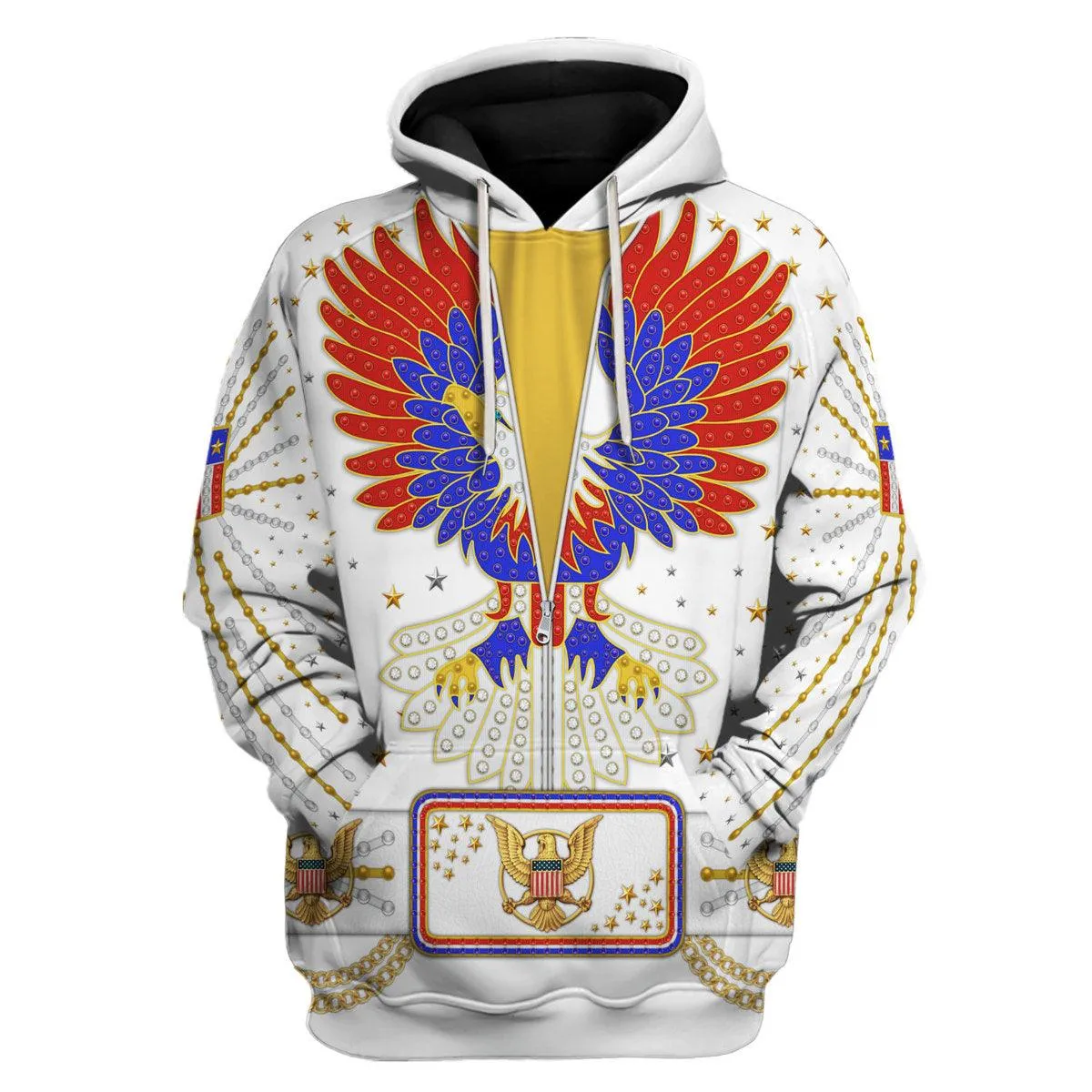 Gearhomie Elvis New Generation Eagle Costume Hoodie Sweatshirt T-Shirt Sweatpants