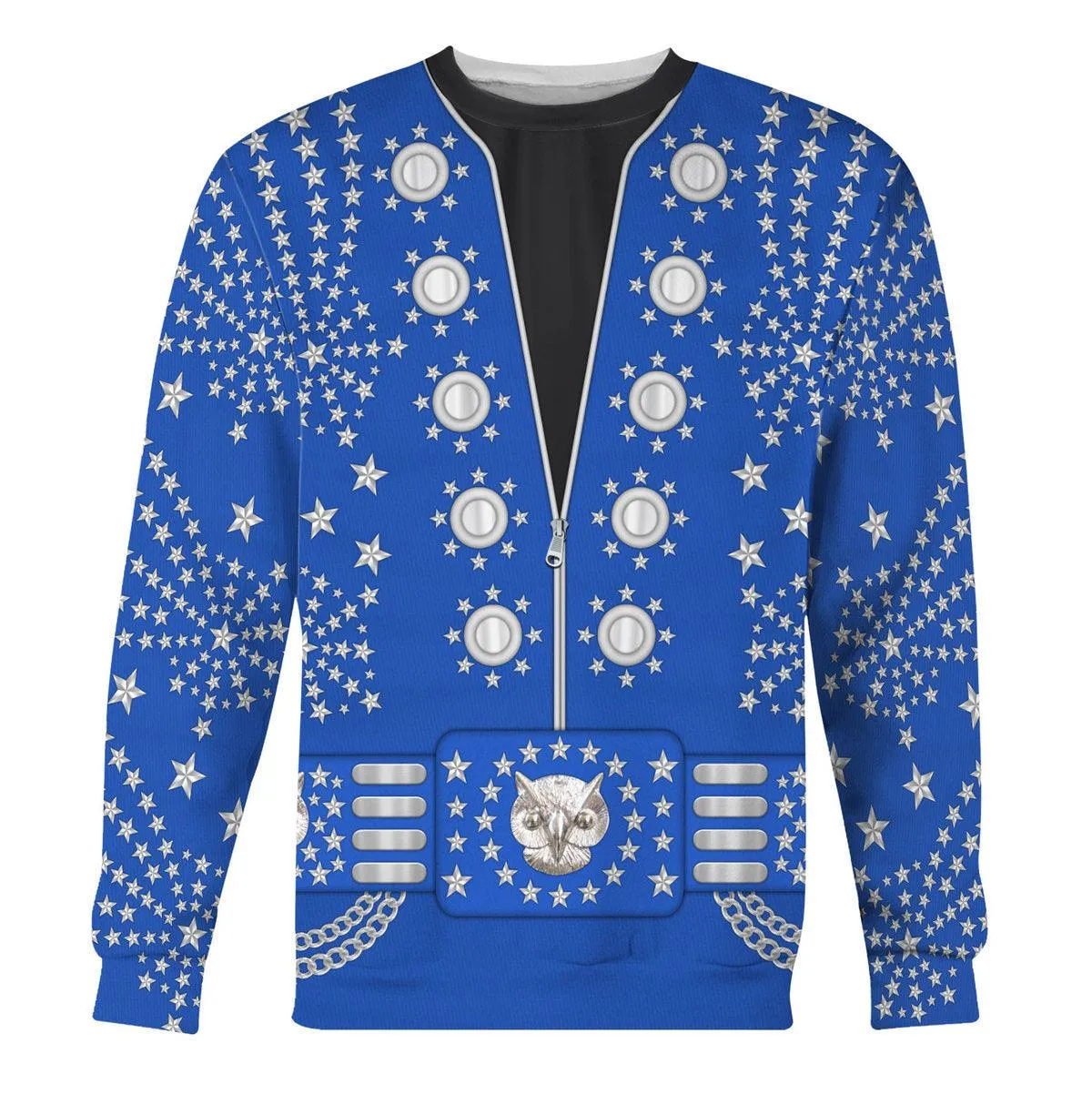 Gearhomie Elvis Owl Costume Hoodie Sweatshirt T-Shirt Sweatpants