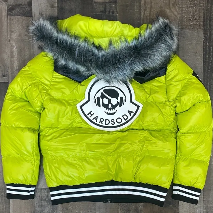 Hard Soda- patch bubble jacket (green)