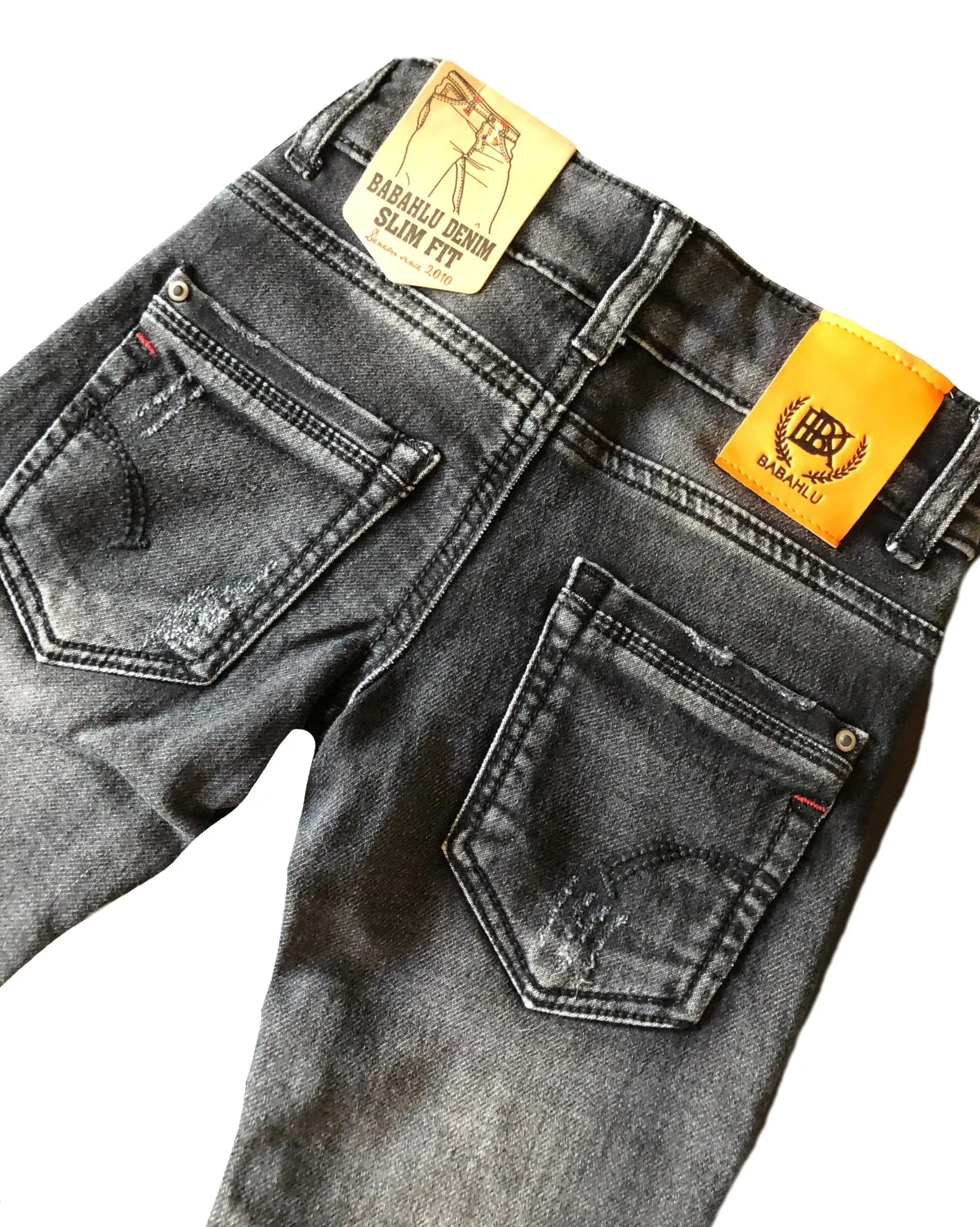 Harlow Black Distressed Slim Fit Jeans