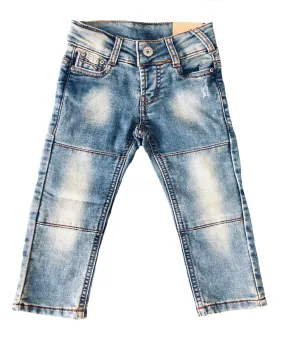 Harlow Blue Distressed Slim Fit Jeans