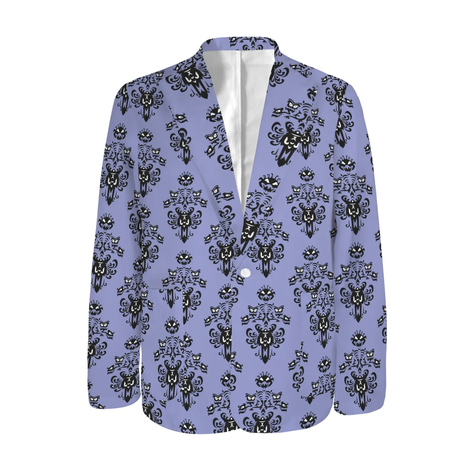 Haunted Mansion Wallpaper Men's Blazer Jacket