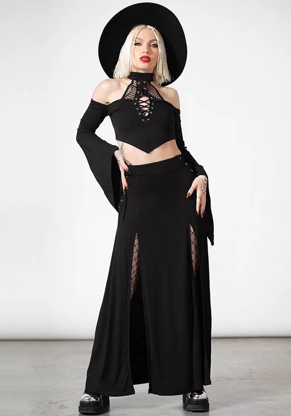 Hellverina | SPLIT MAXI SKIRT