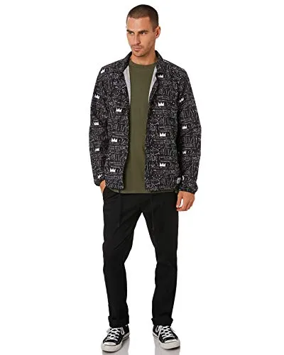 Herschel Men's Coach Jacket Small Black Ripstop