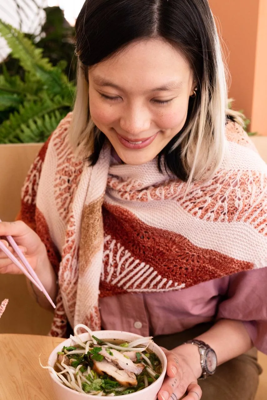 Highlands Sunset Shawl Pattern