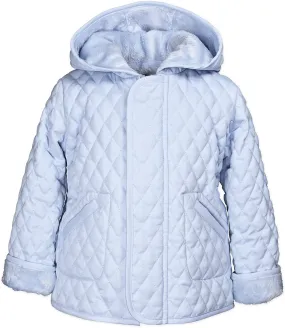 Hooded Barn Jacket - Light  Blue