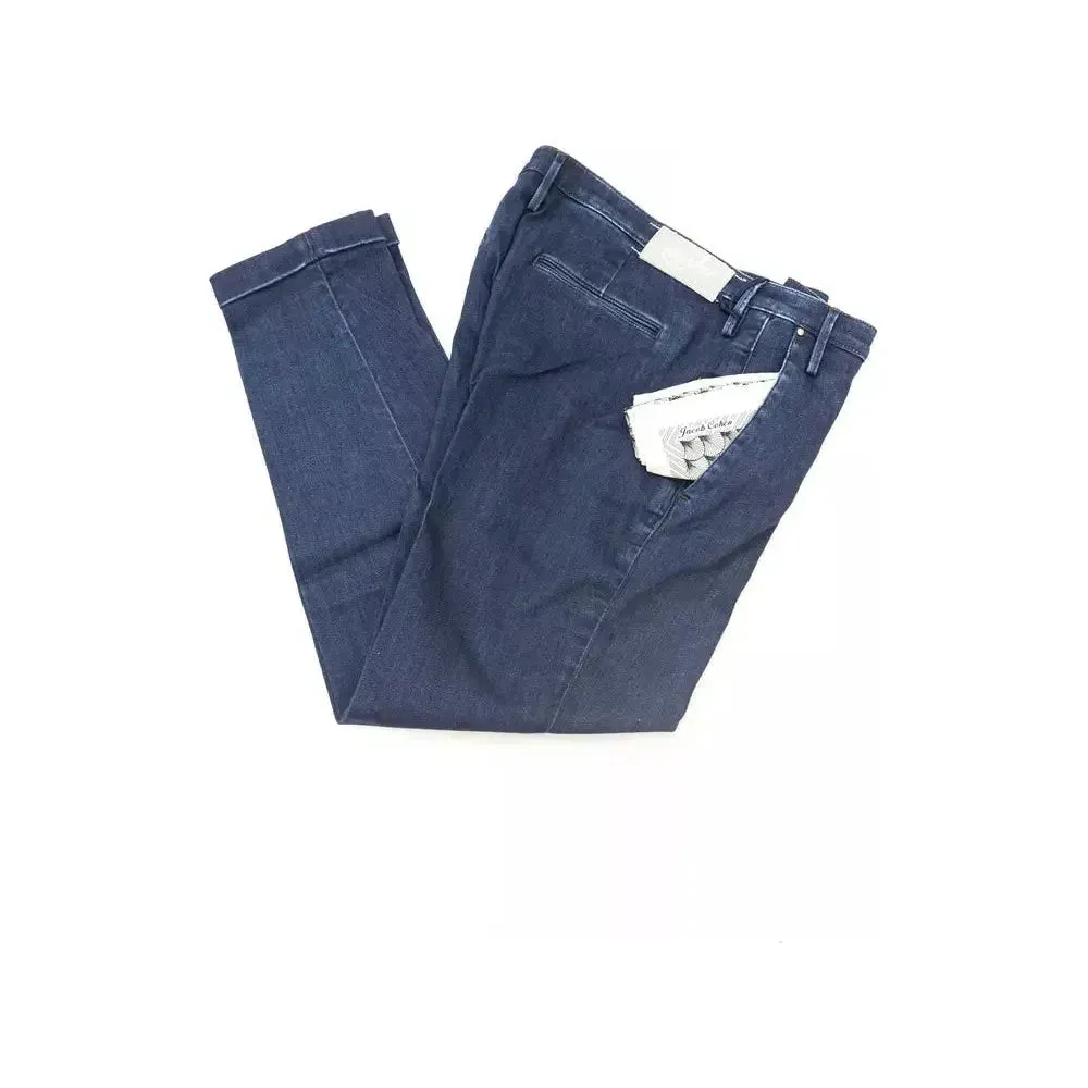 Jacob Cohen Blue Cotton Women Jeans