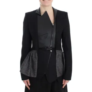 KAALE SUKTAE Elegant Monochrome Zippered Blazer Jacket