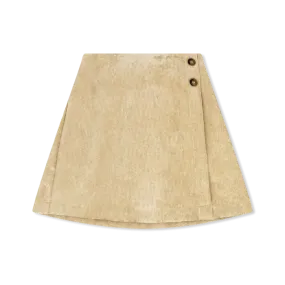 Khaki Cord Skirt