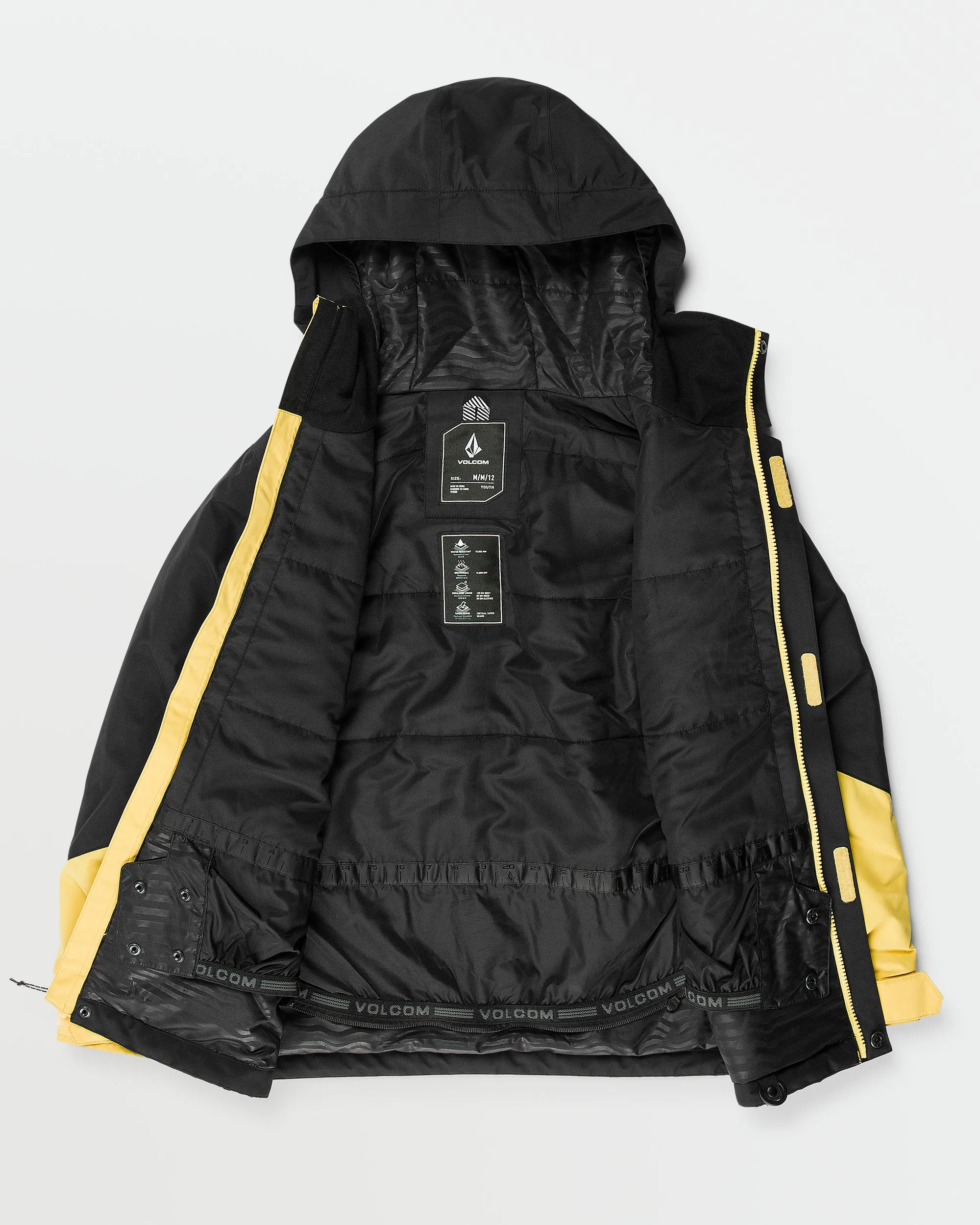 Kids Ryder Insulated Jacket - Dark Yellow