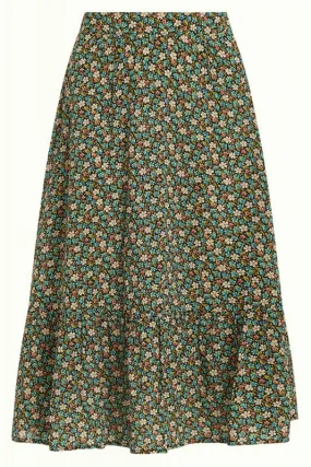 King Louie Esme skirt caliente atlantis green