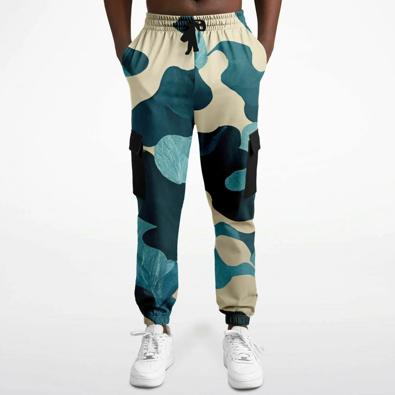 Kitsune Blue Leave Camo Sweatpants