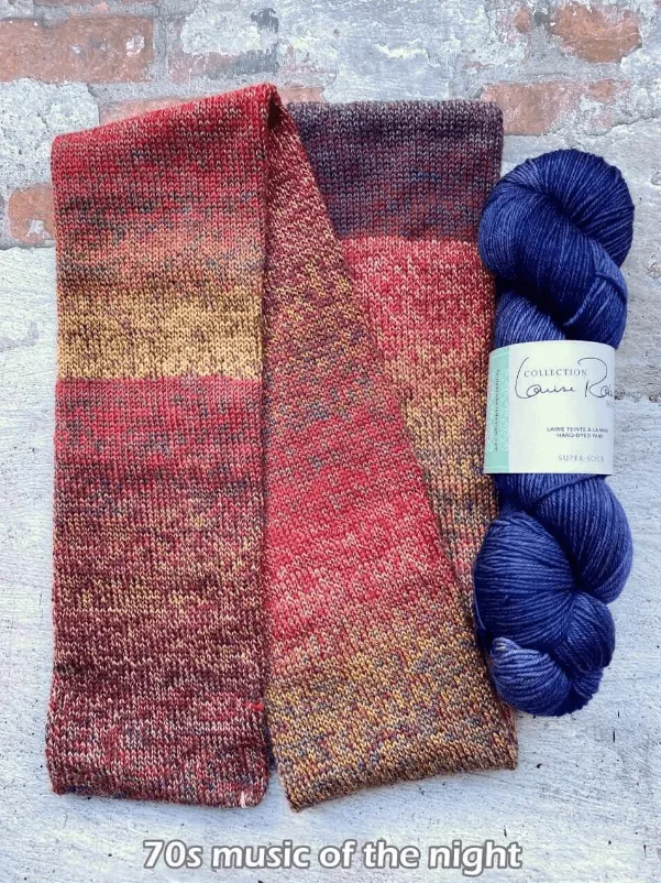 Knitting kit Shawl Xcaret - TWISTABELLA & SUPER SOCK VERSION