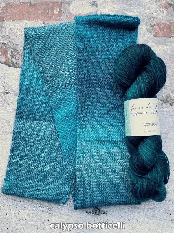 Knitting kit Shawl Xcaret - TWISTABELLA & SUPER SOCK VERSION