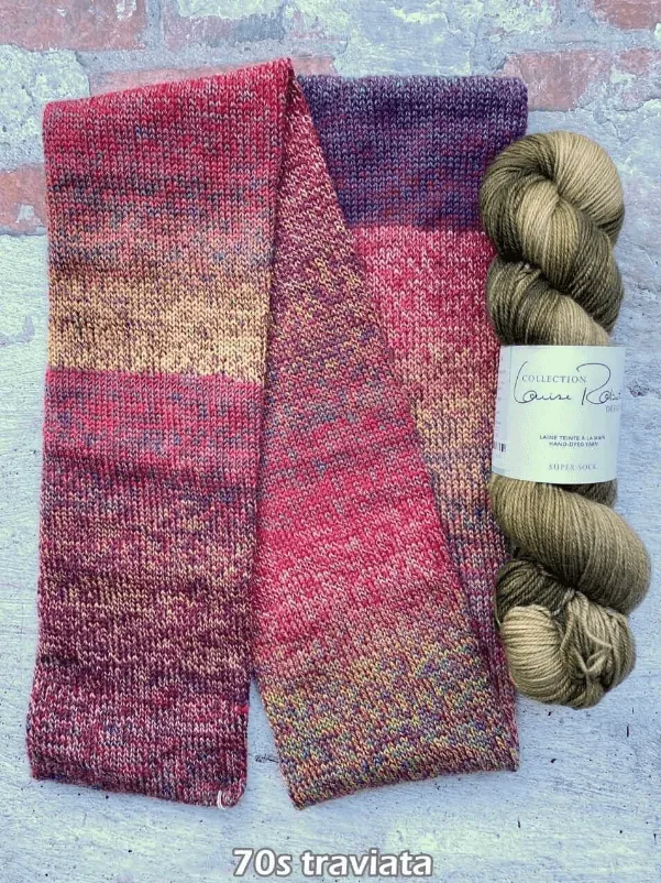 Knitting kit Shawl Xcaret - TWISTABELLA & SUPER SOCK VERSION