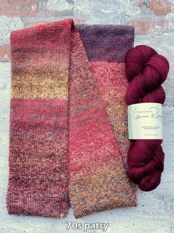 Knitting kit Shawl Xcaret - TWISTABELLA & SUPER SOCK VERSION