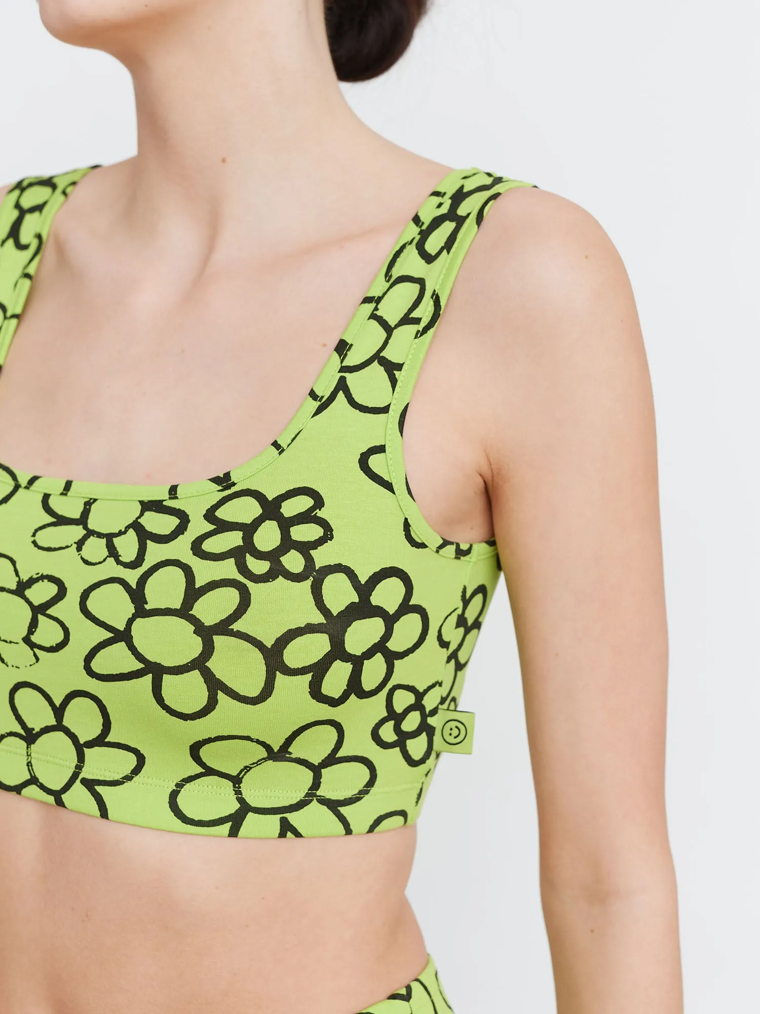 Lazy Oaf Flower Doodle Bralette