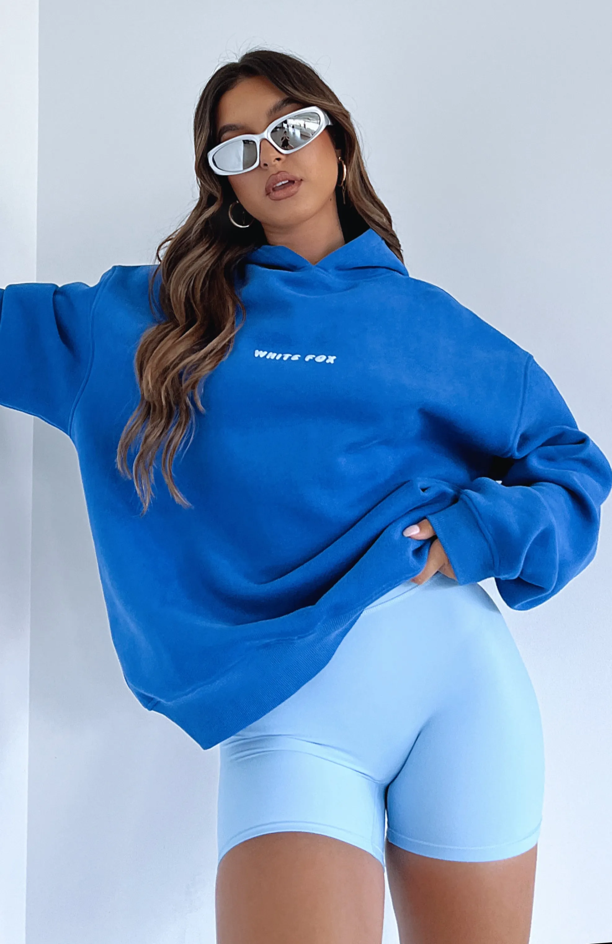 Leisure Series Oversized Hoodie Cobalt