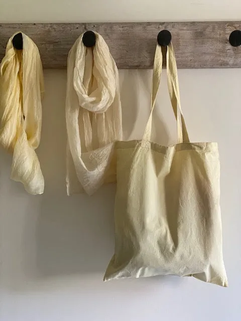 Lemon Yellow Tote Bag