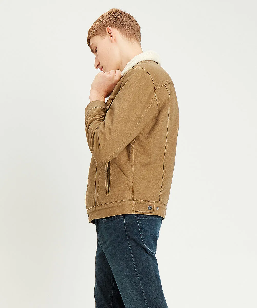 Levi's Men's Sherpa Trucker Jacket - Cougar Canvas