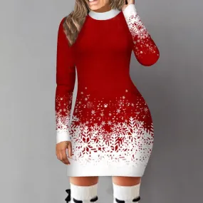 Long Sleeve Christmas Dress