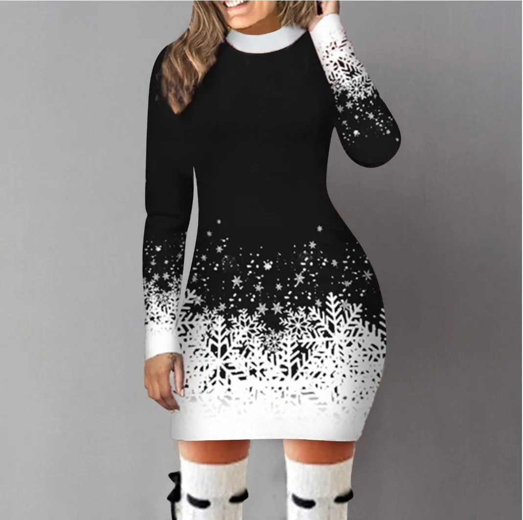 Long Sleeve Christmas Dress