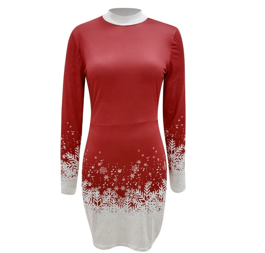 Long Sleeve Christmas Dress