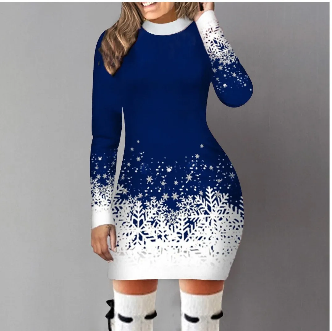 Long Sleeve Christmas Dress