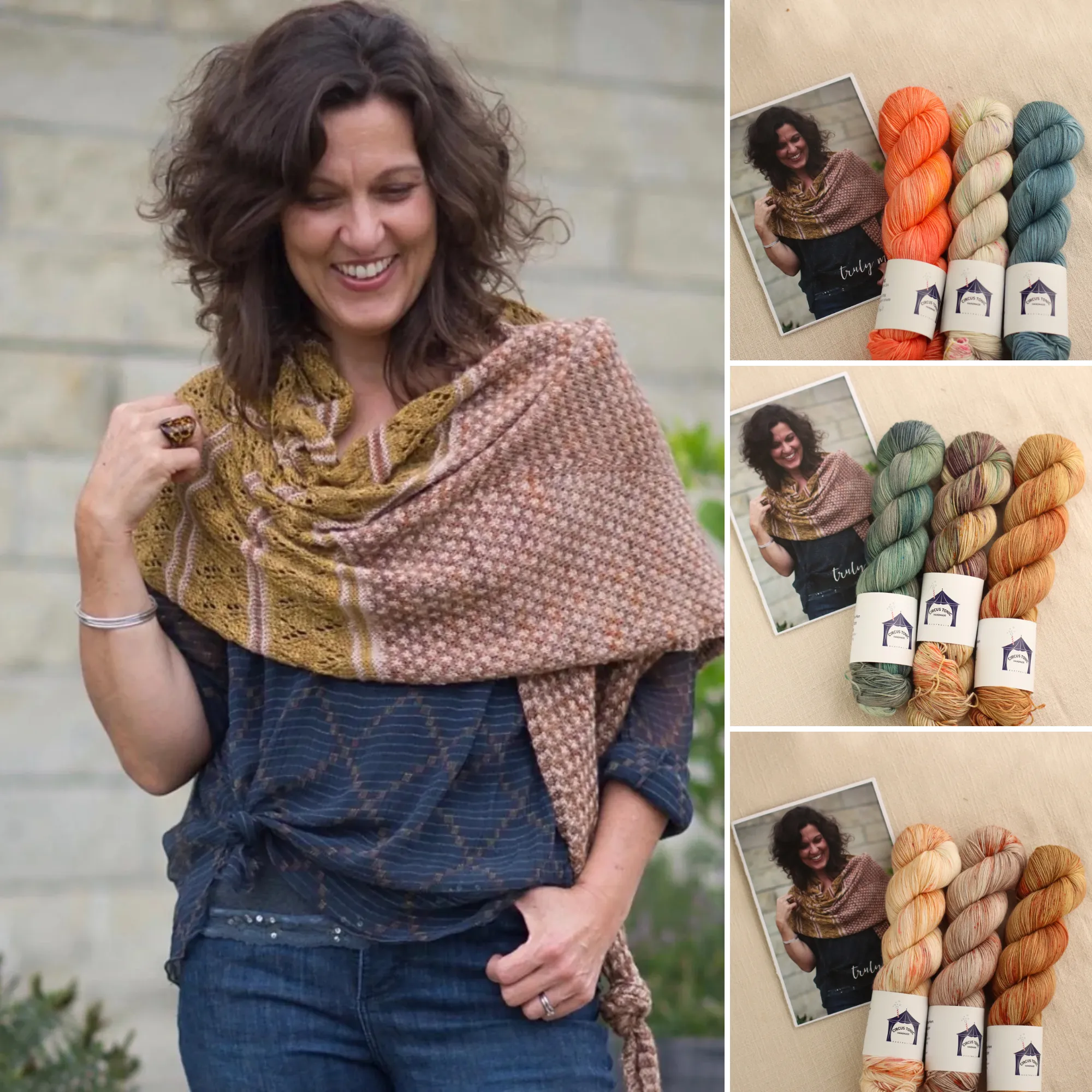 Medley Shawl by Libby Jonson | Knitting Kit