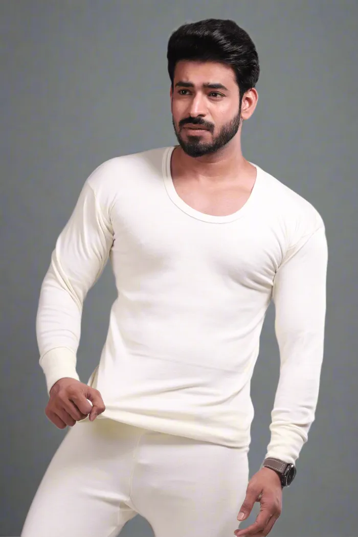 Men's Plain Thermal Top (Full Sleeve)