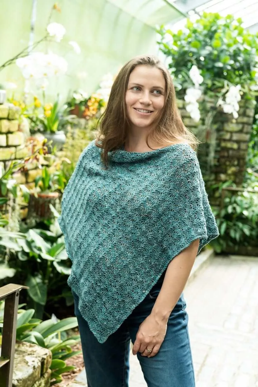 Mile End Poncho Knitting Pattern