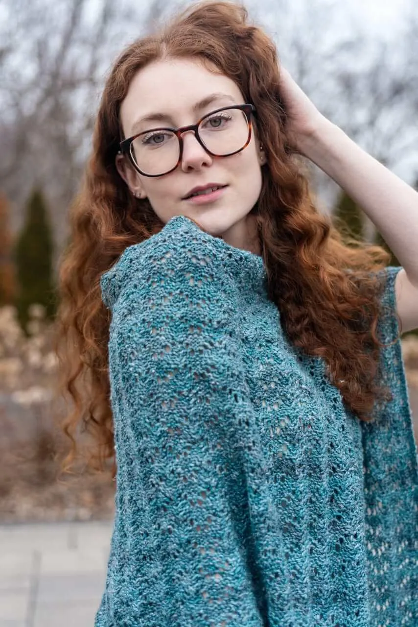 Mile End Poncho Knitting Pattern