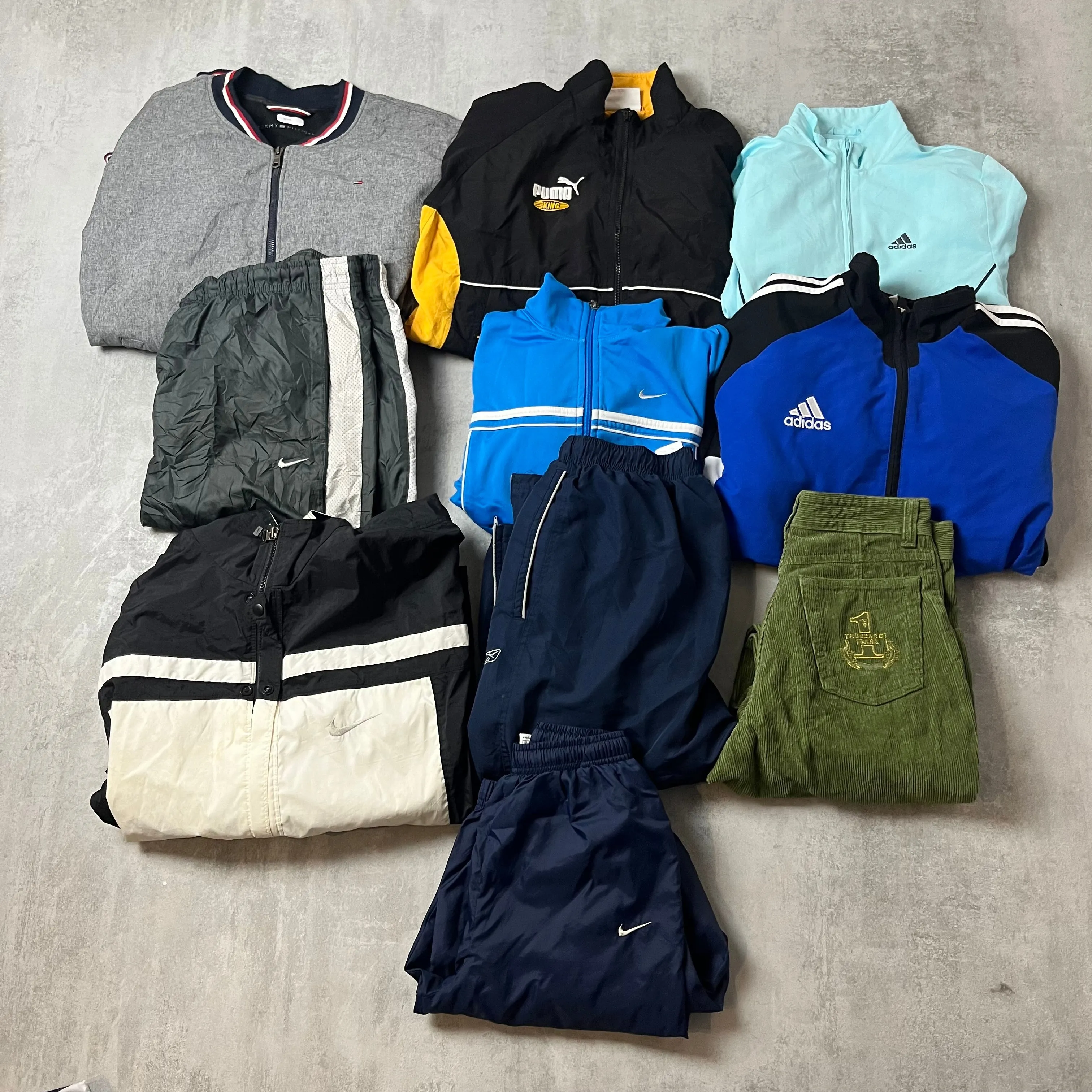 Mixed Branded Jackets Trackpants, adidas, nike, puma