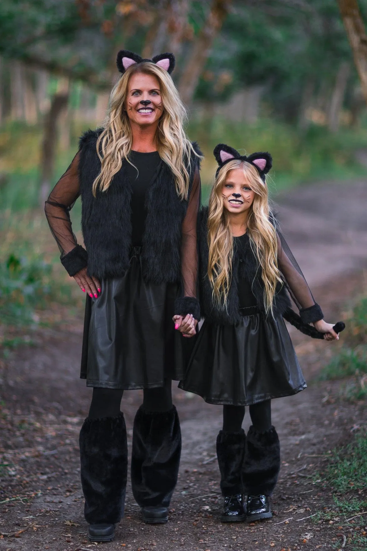 Mom & Me - Black Cat Costume Set